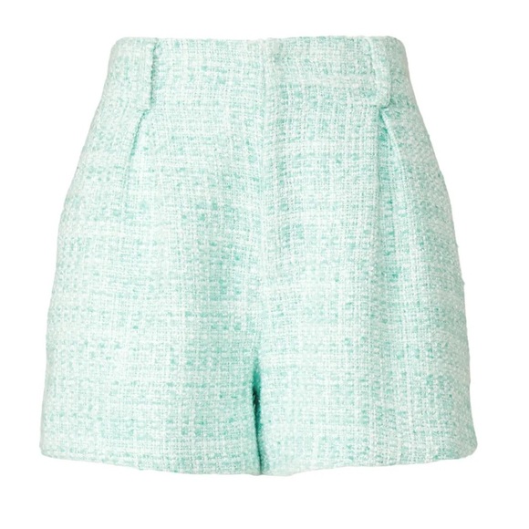 Ronny Kobo Collection Pants - Ronny kobo Mint Tweed Shorts, XS